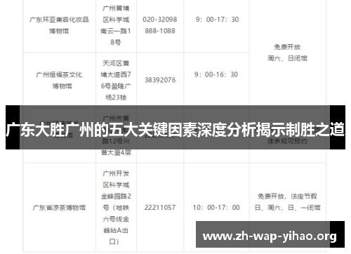 广东大胜广州的五大关键因素深度分析揭示制胜之道