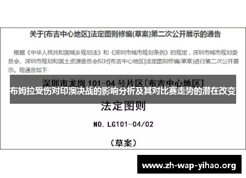 布姆拉受伤对印澳决战的影响分析及其对比赛走势的潜在改变