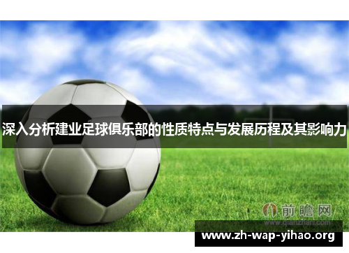 深入分析建业足球俱乐部的性质特点与发展历程及其影响力 深入分析建业足球俱乐部的性质特点与发展历程及其影响力